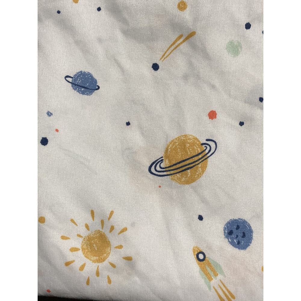Pillowfort Planetary Playtime FULL Flat Sheet - Planets Space - Picture 6 of 6